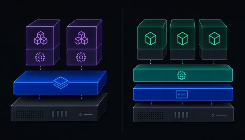 Что такое виртуализация серверов — KVM, OpenVZ, Xen и контейнеры — иллюстрация